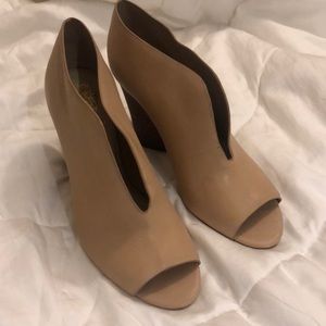 Vince Camuto Andrita Block Heel Peep Toe Boots